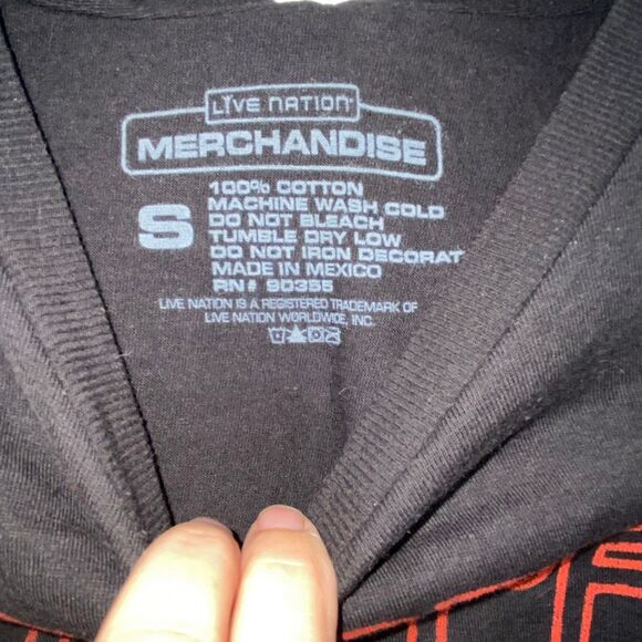 Live Nation Merchandise Men's Black Led-Zeppelin Crew Neck T-Shirt Small NWT - Picture 5 of 5